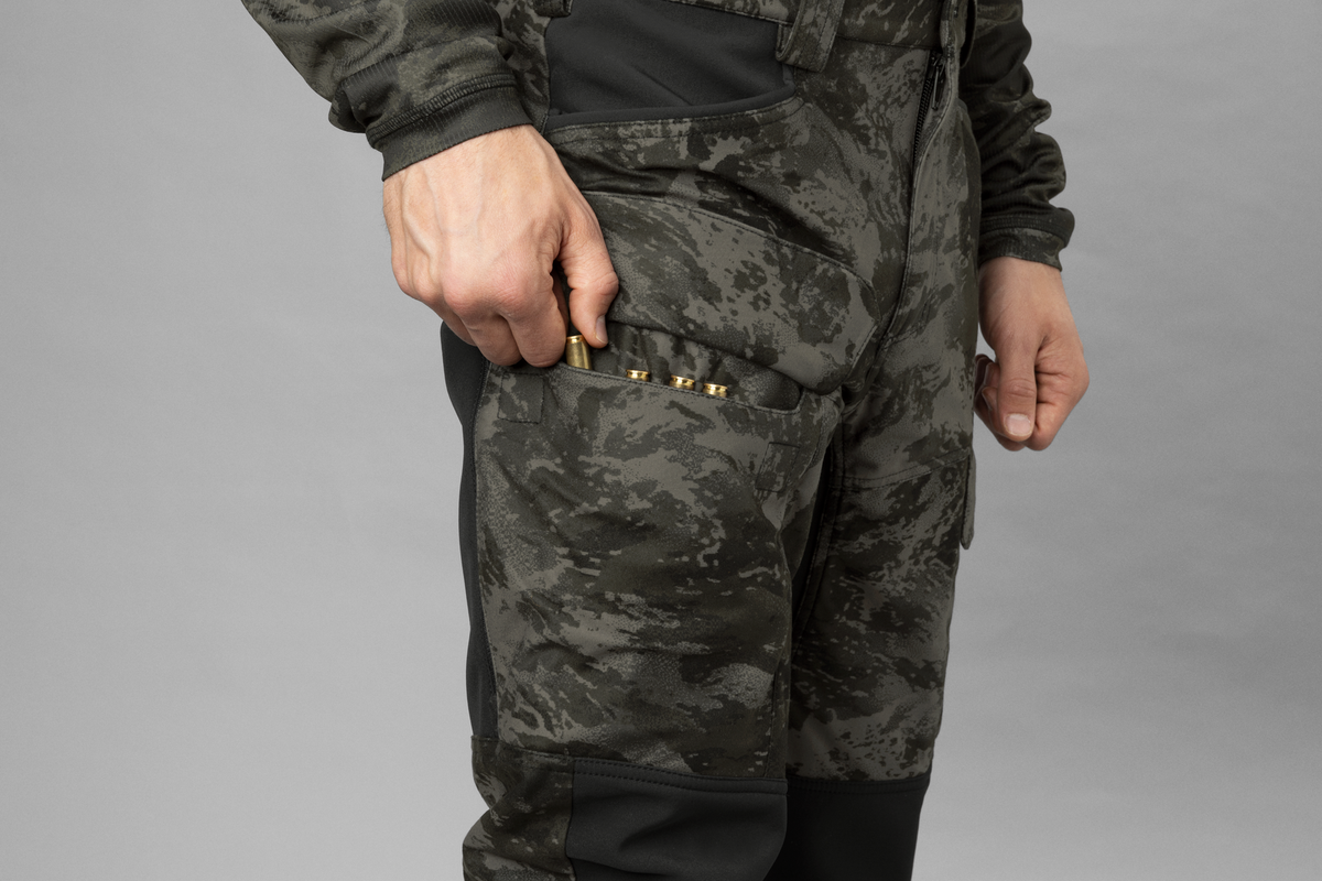 Harkila Noctyx Camo zwarte stille broek