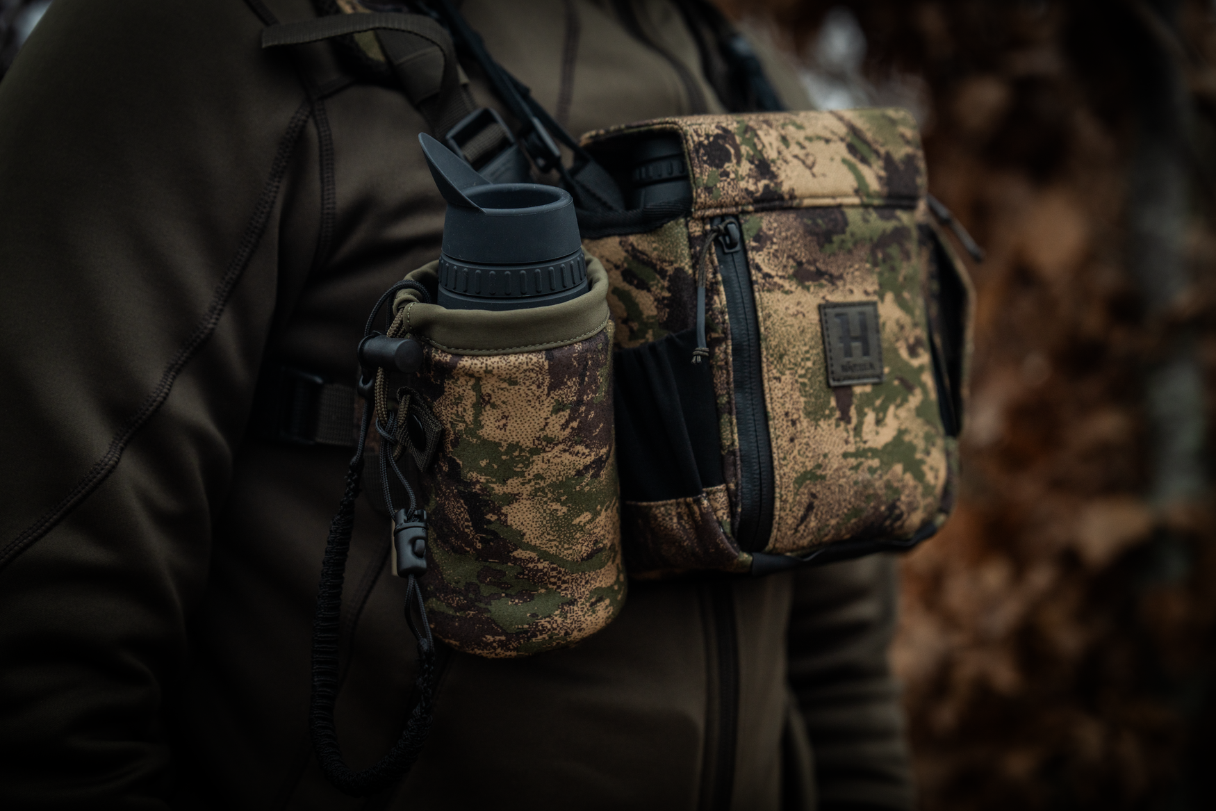 Harkila Thermal Camo Spotter Pouch axis