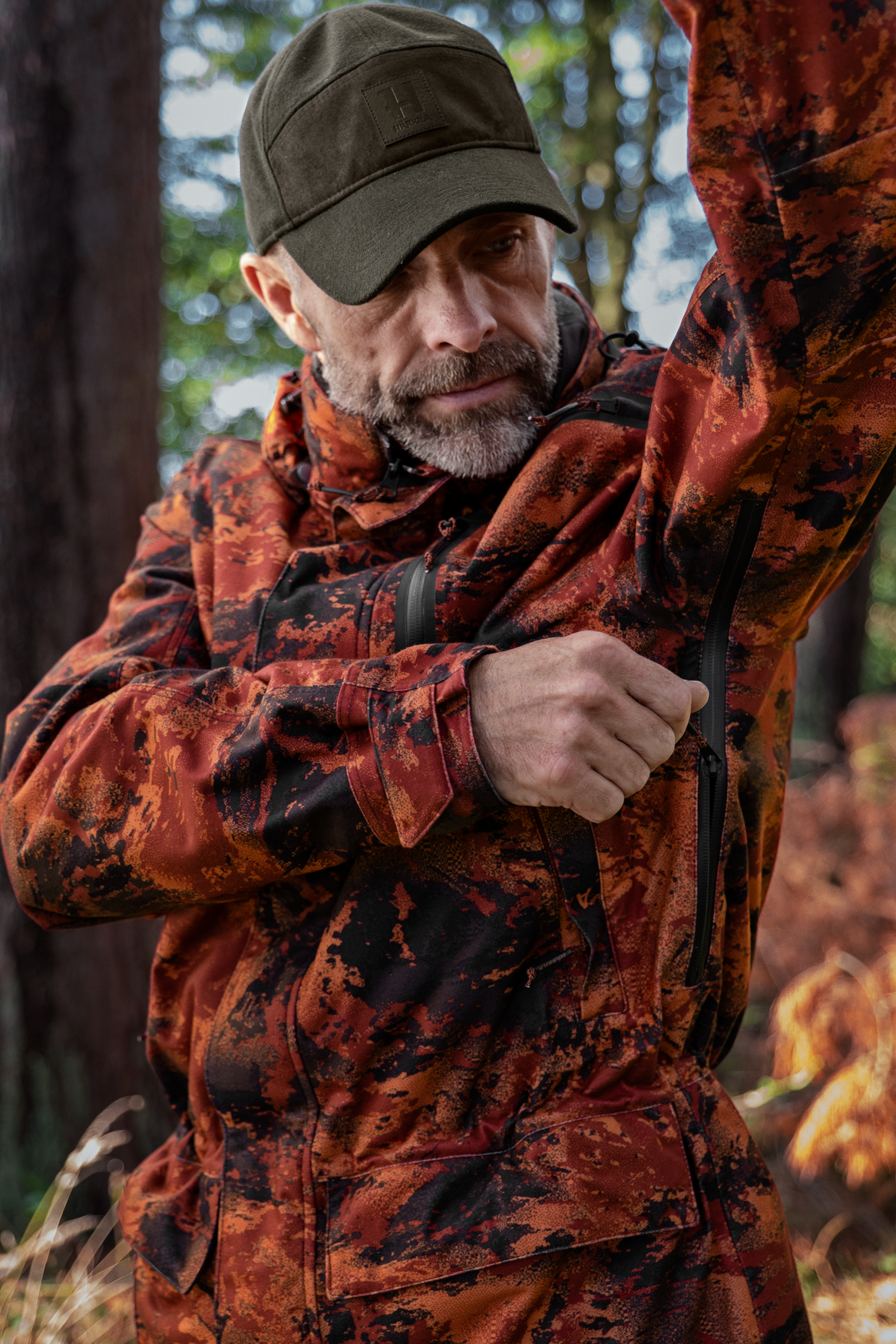 Harkila veste Forest hunter GTX camo long jacket
