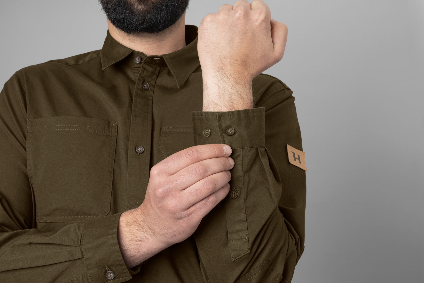 Harkila Chemise Trym Wilgen Groen