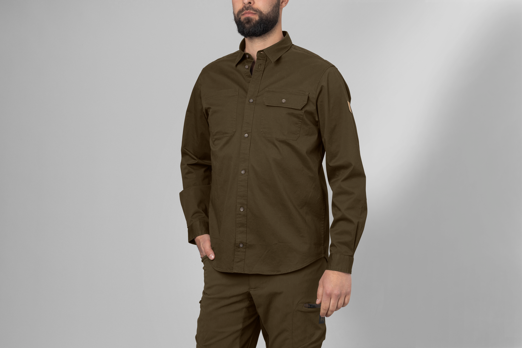 Harkila Chemise Trym Wilgen Groen