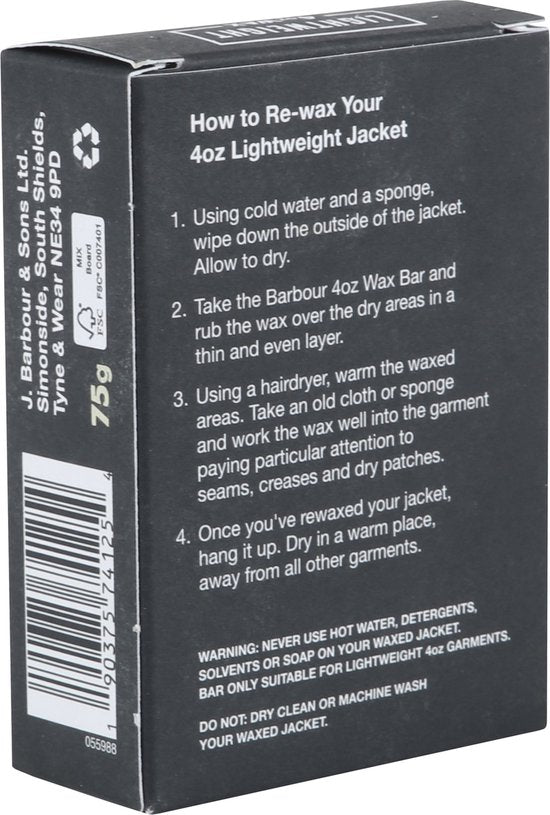 Barbour Galet Cire solide