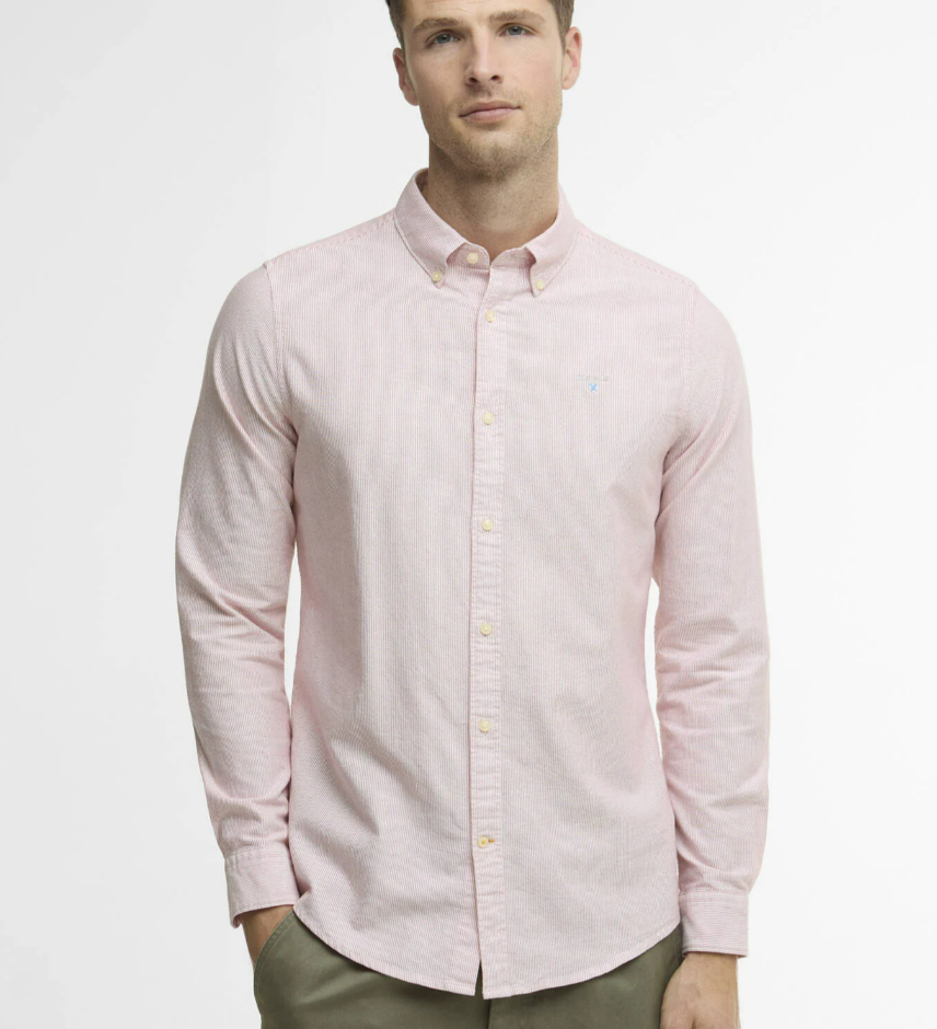Barbour chemise oxford striped