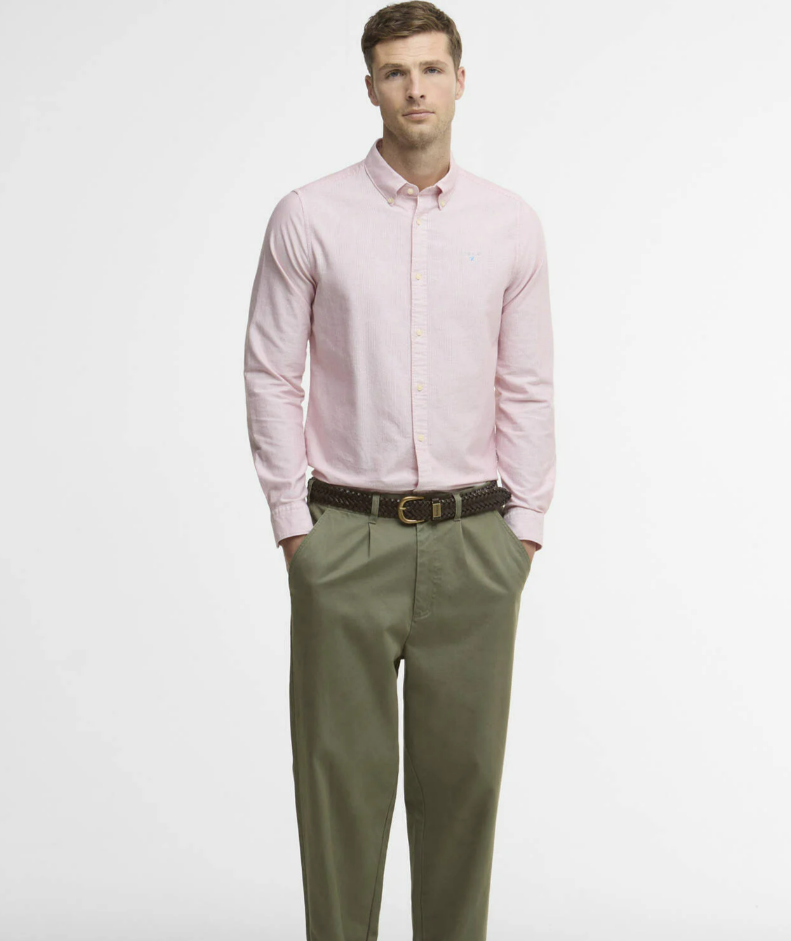 Barbour chemise oxford striped