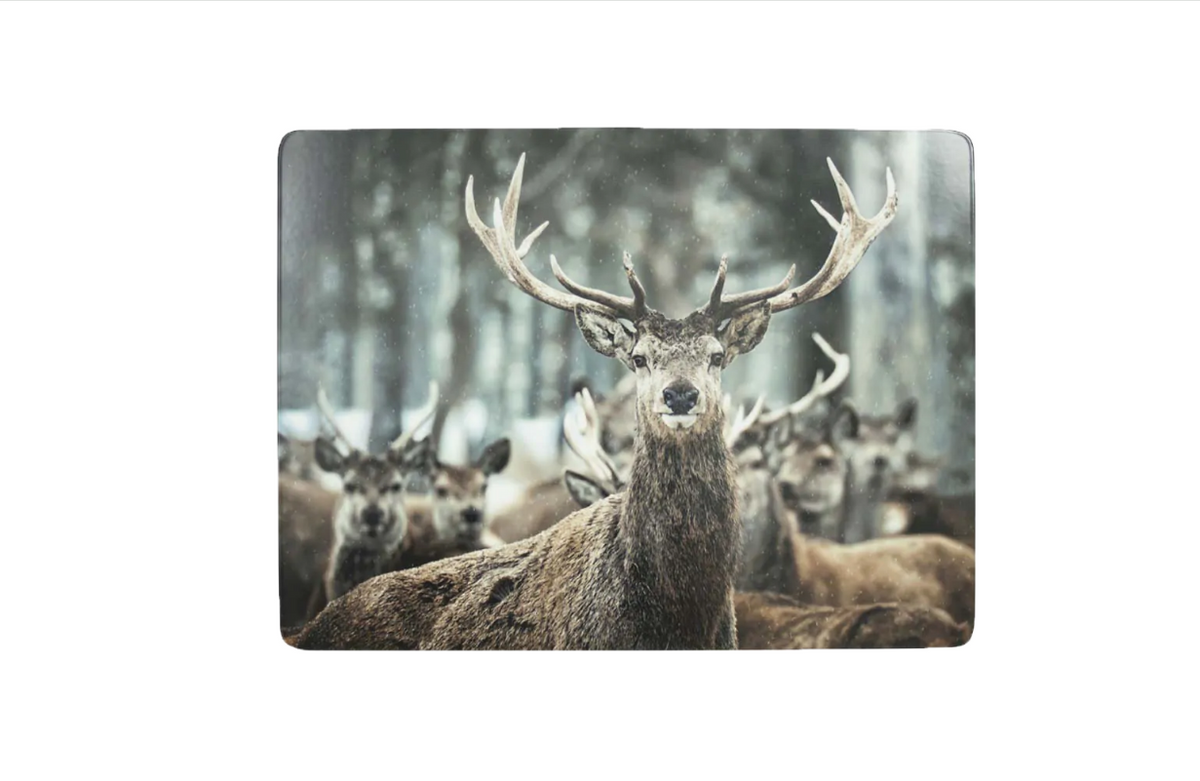 Herten hoofd placemat