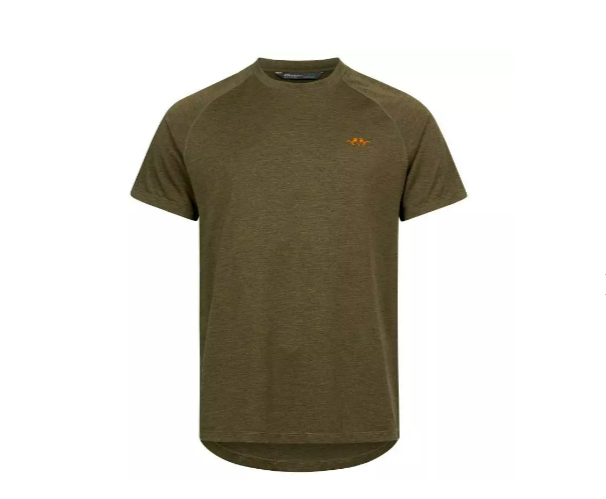 Blaser T-shirt Donker Olijf