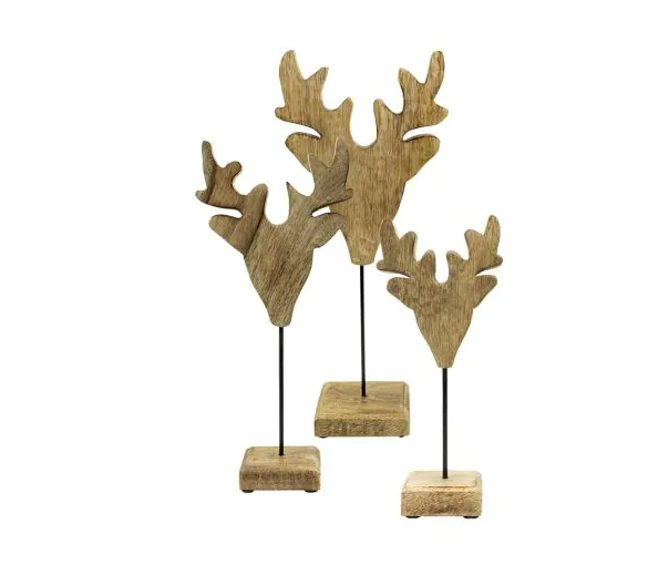 Hoofddecoratie van herten