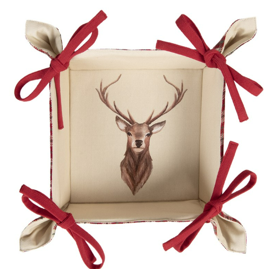 Clayre & Eef Panier à pain 35x35x8