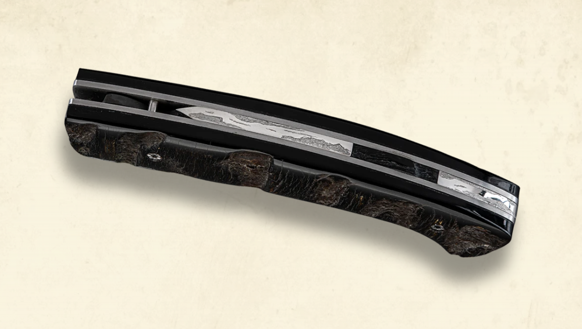 Atelier 1515 couteau chasse croute de buffle