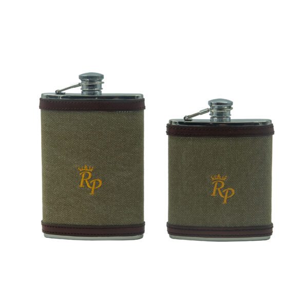 Rey Pavon flask leather of catoon