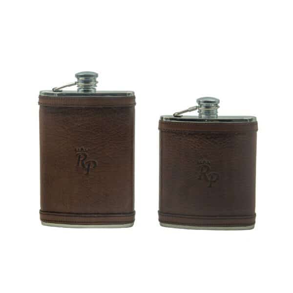 Rey Pavon flask leather of catoon