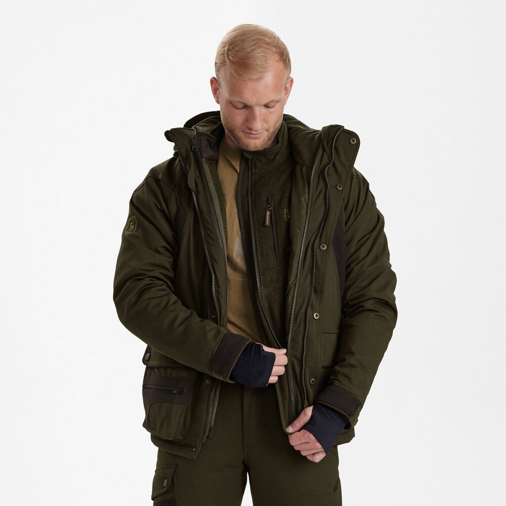 Deerhunter Muflon-fleece met ritssluiting