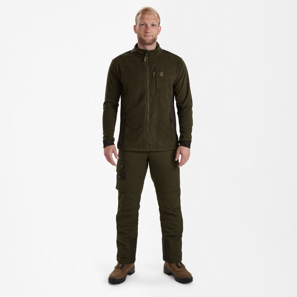 Deerhunter Muflon-fleece met ritssluiting