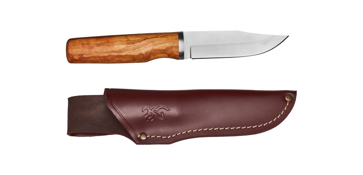 Browning Nordic Vast Mes olijfhout 10,5cm