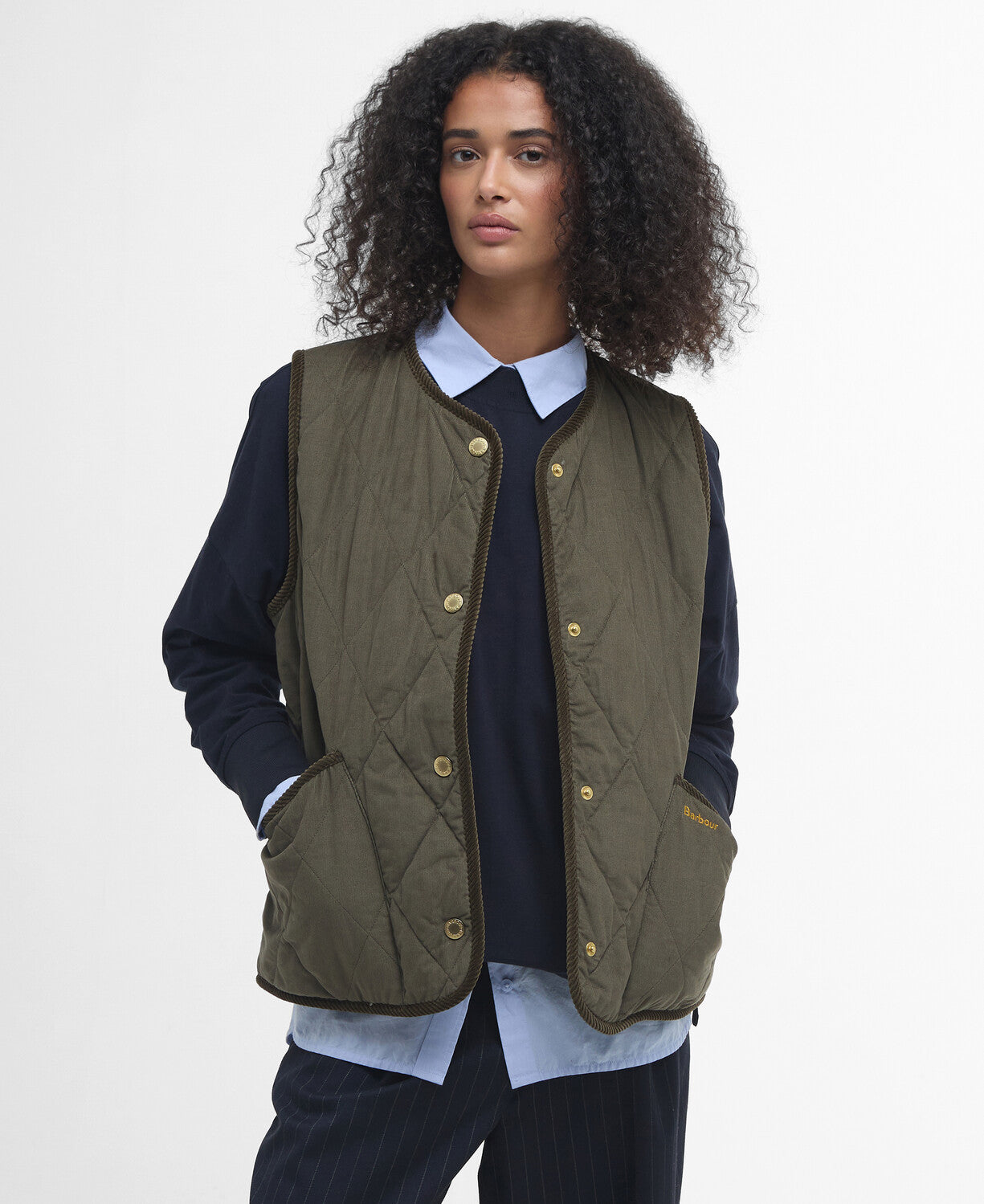Barbour Gilet Cecily Groen