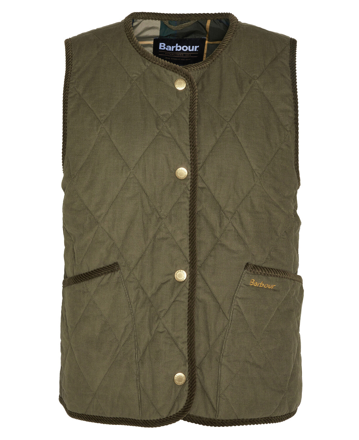 Barbour Gilet Cecily Groen