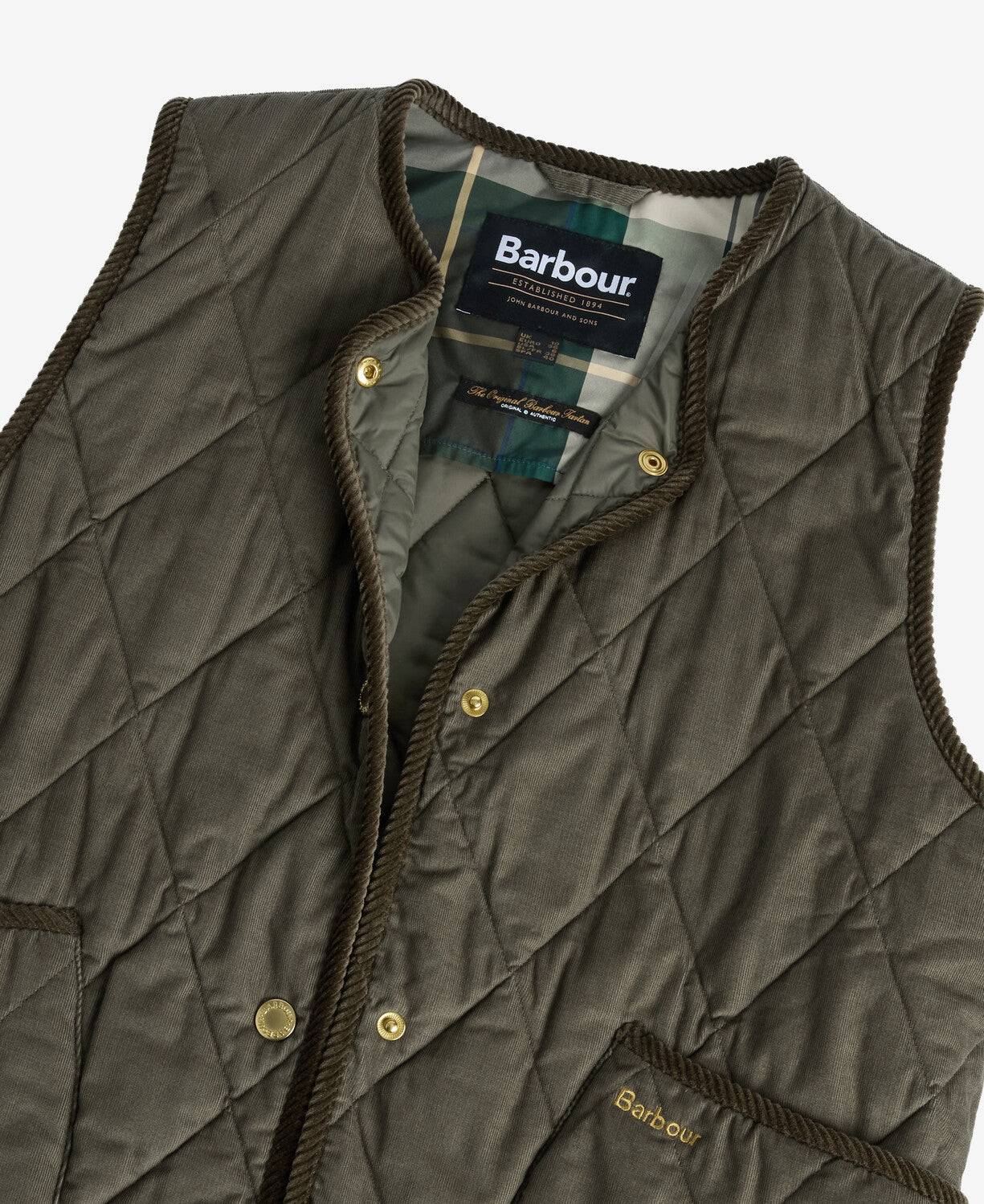 Barbour Gilet Cecily Groen
