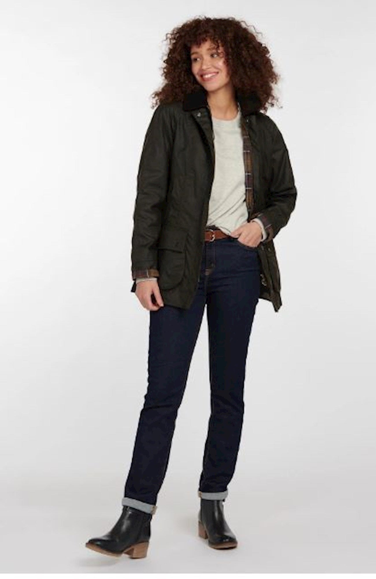 Barbour Beadnell navy