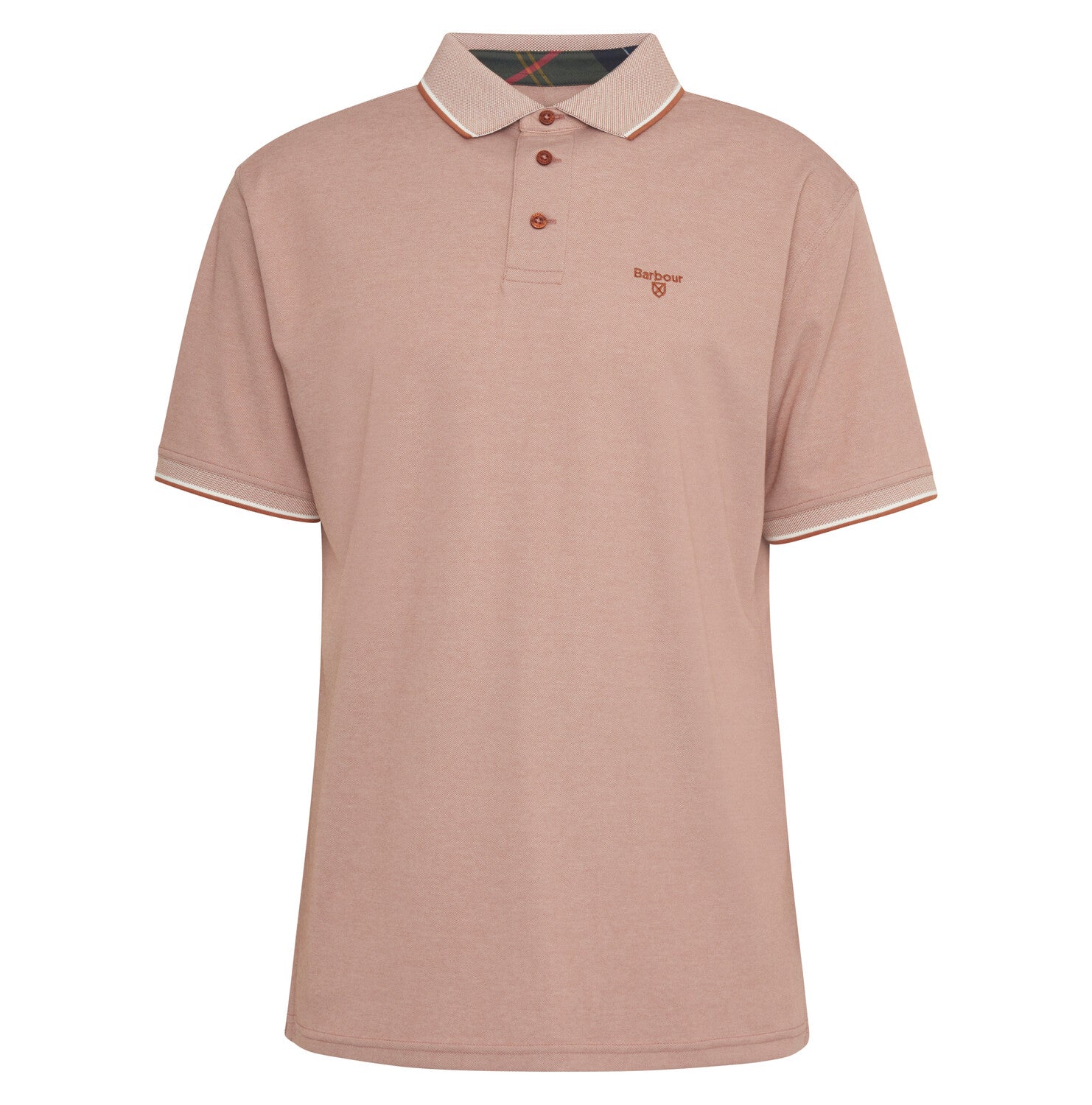 Barbour Polo Man Donker Roest