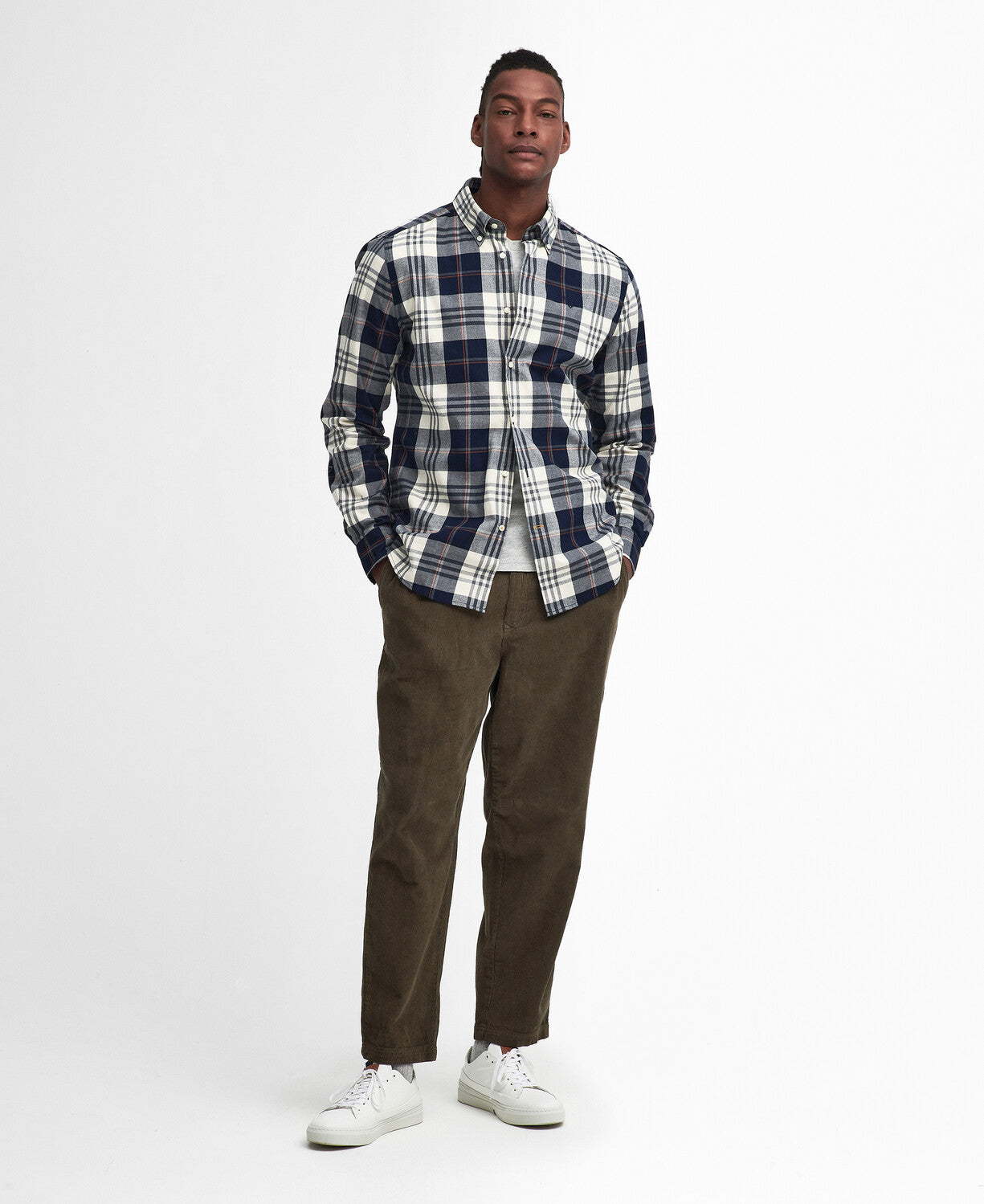 Barbour Chemise Navy