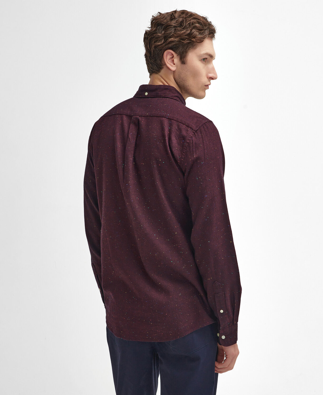 Barbour bordeaux overhemd msh5518