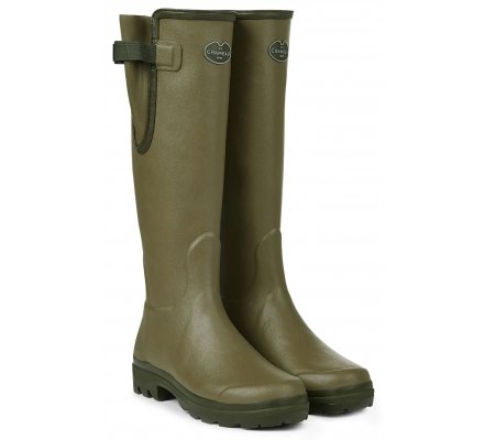 Le Chameau Bottes femmes doublées Jersey