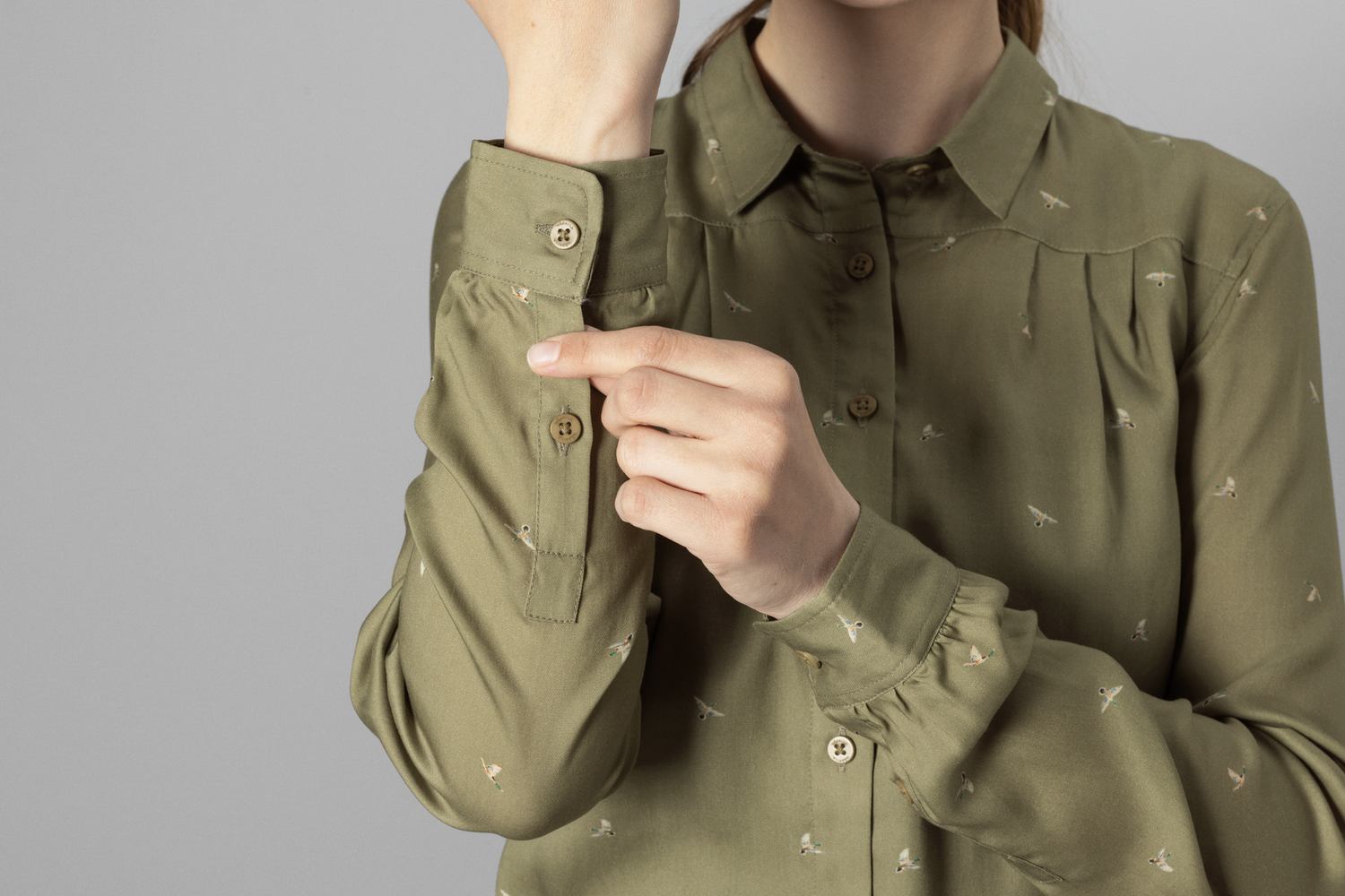 Harkila Abigail Stof Groen