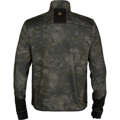 Harkila camo fleecejas noctyx zwart