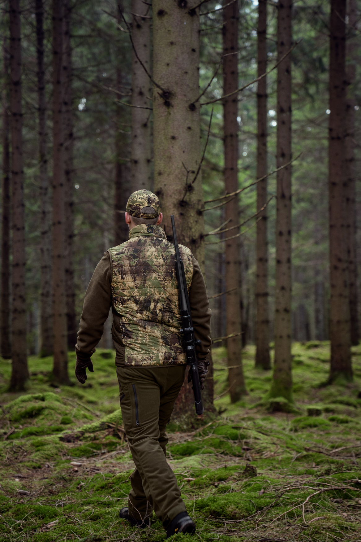 Harkila Deer Stalker Camo omkeerbaar inpakbaar vest