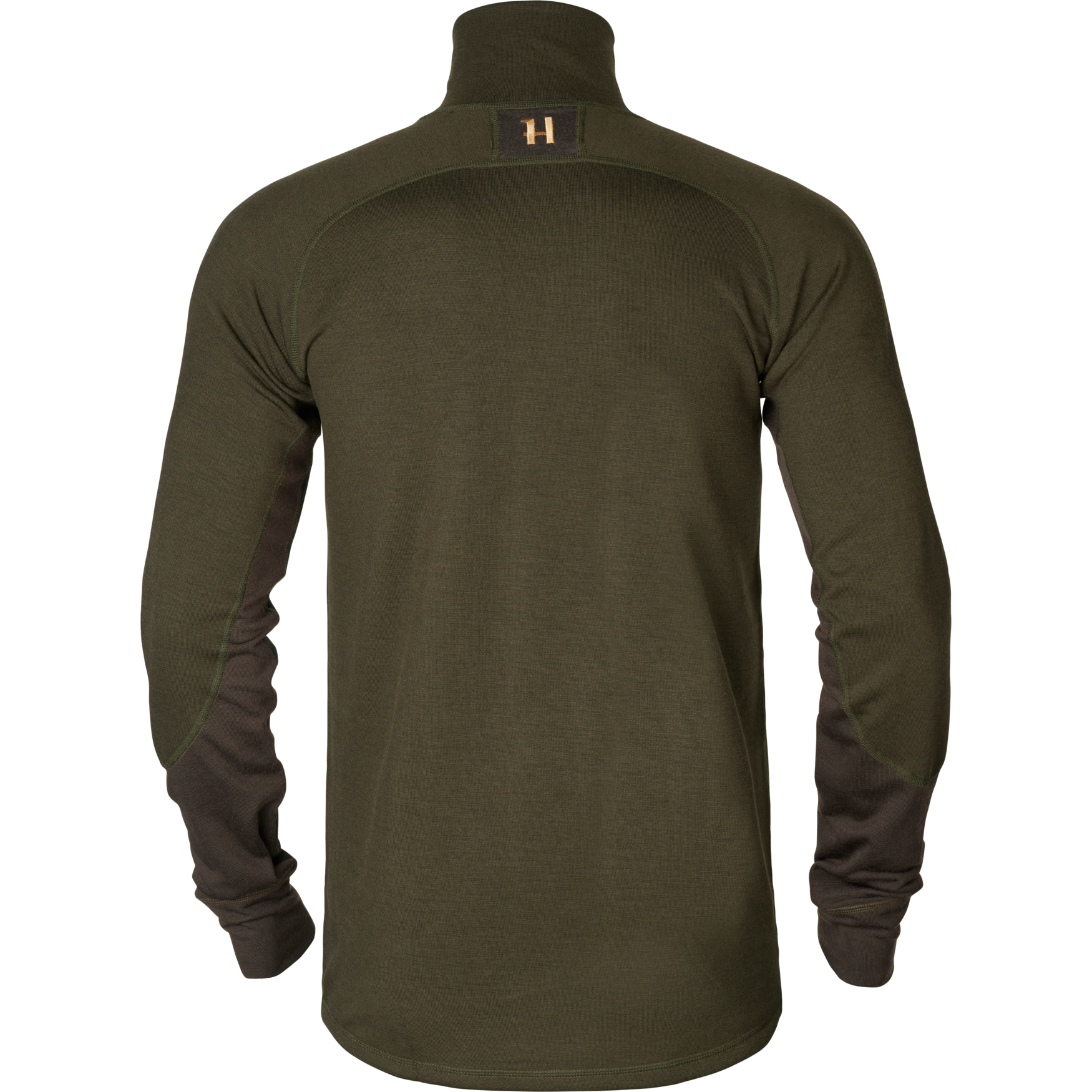 Harkila Base Warm Zip Neck Willow green