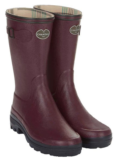 Le Chameau laarzen giverny jersey voor dames 36 Bordeaux