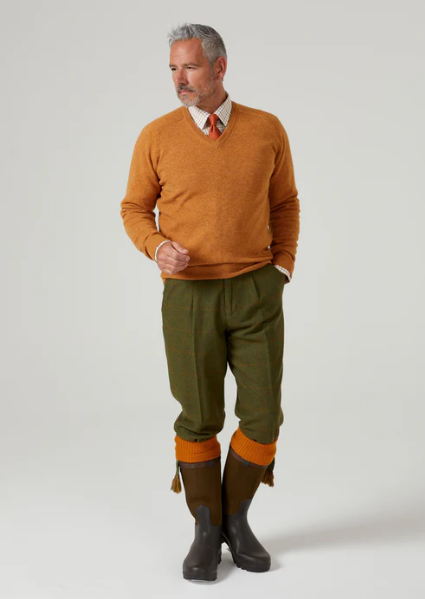 Alan Paine trui met V-hals