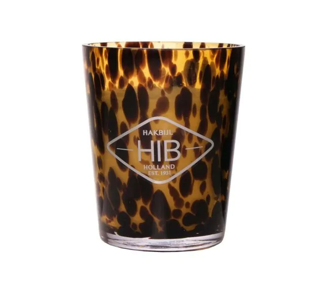 Candle HIB Conical Tiger Amber Sweet Berry