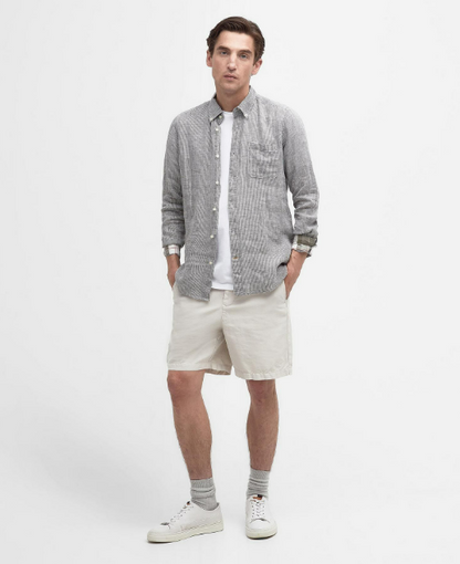 Barbour Chemise en lin olive