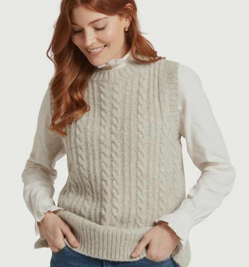 Schoffel Country Evie Sleeveless Cobblestone