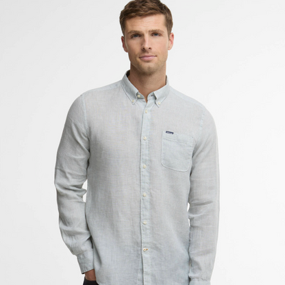 Barbour Chemise en lin olive