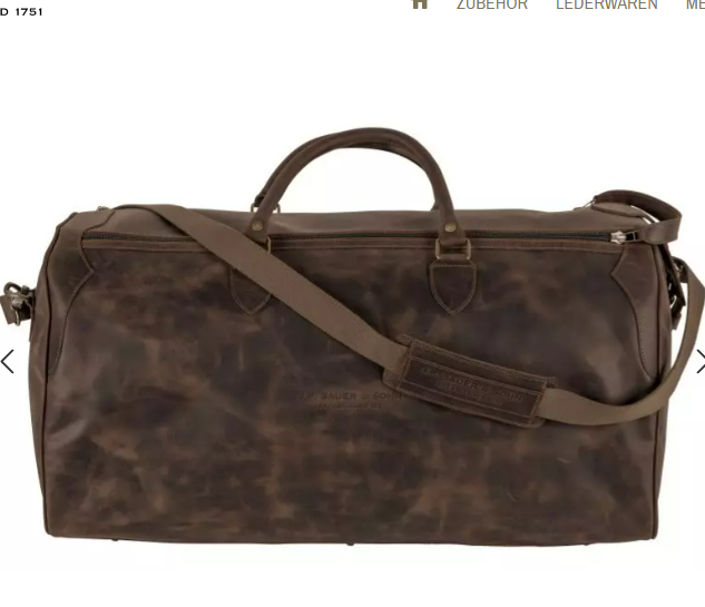 Sauer Sac de voyage en cuir