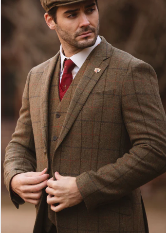 Alan Paine Gilet Tweed