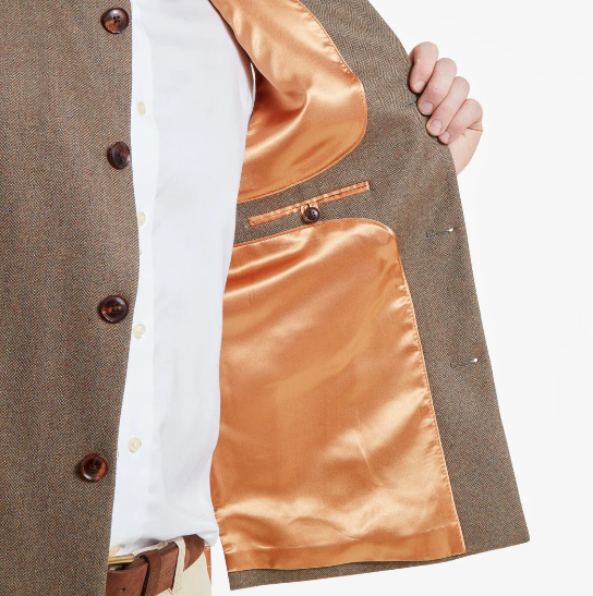 Schoffel Berwick gilet tweed loden green