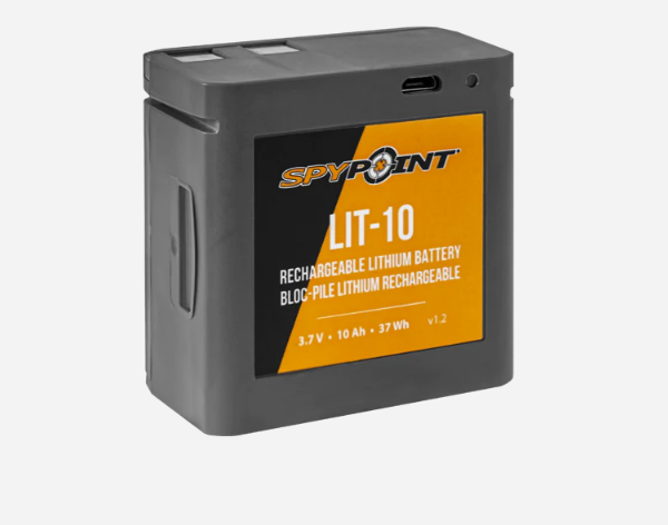 Spypoint ensemble boc-pile au lithium- LIT 10