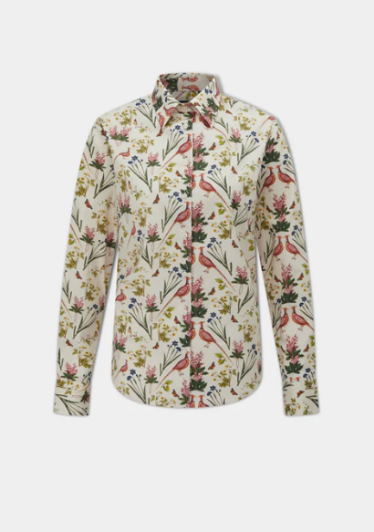Alan Paine Lawen bedrukte blouse