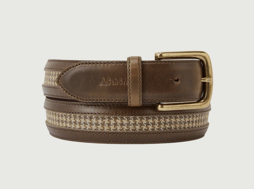 Leren riem van Schoffel Hartington