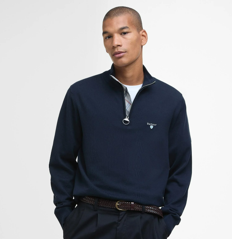 Barbour Pull zip marineblauw