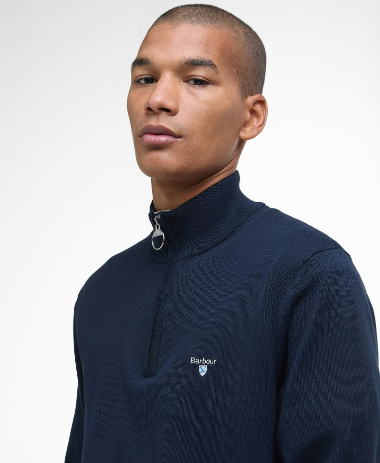 Barbour Pull zip marineblauw