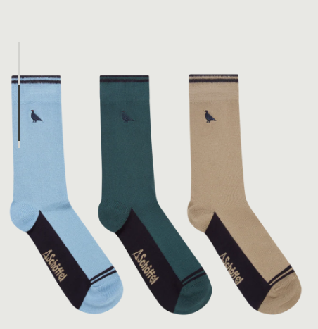Schoffel Country Bamboo Chaussettes set 3 Ptarmigan