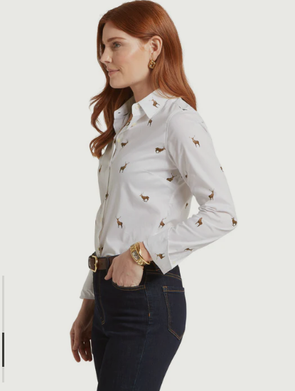 Schoffel Country Chemise Norfolk cerf