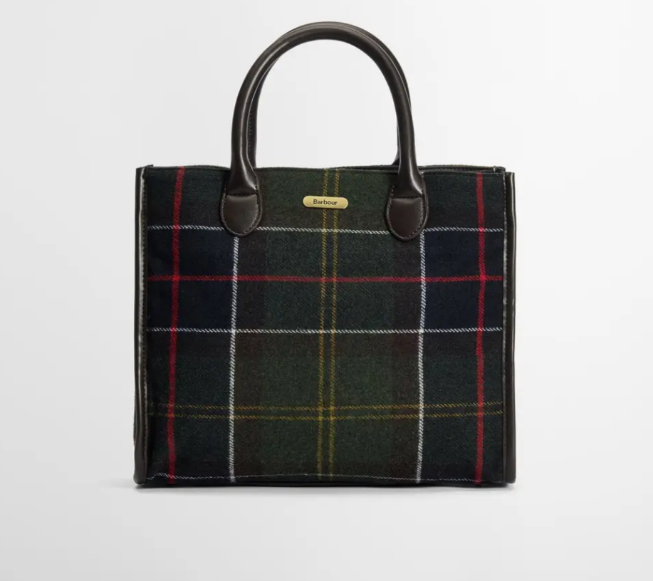 Barbour Sac Barhill Tartan tote bag