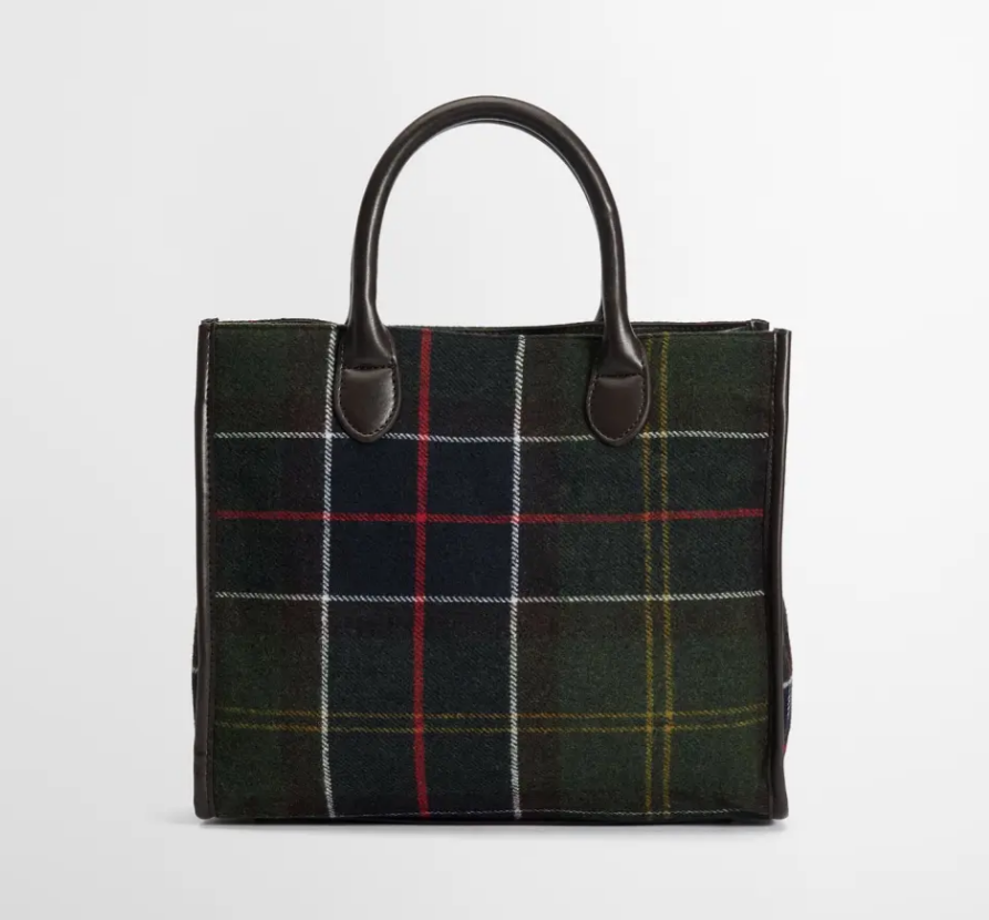 Barbour Sac Barhill Tartan tote bag