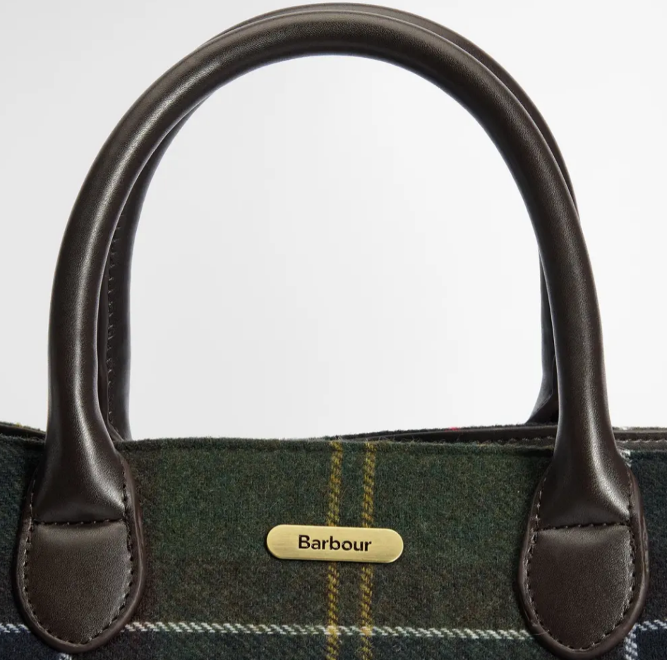 Barbour Sac Barhill Tartan tote bag
