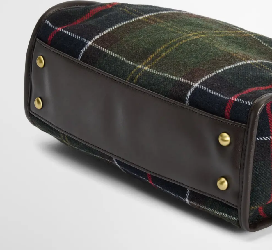 Barbour Sac Barhill Tartan tote bag